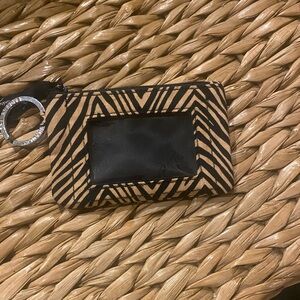 Vera Bradley Zebra Print Card Holder